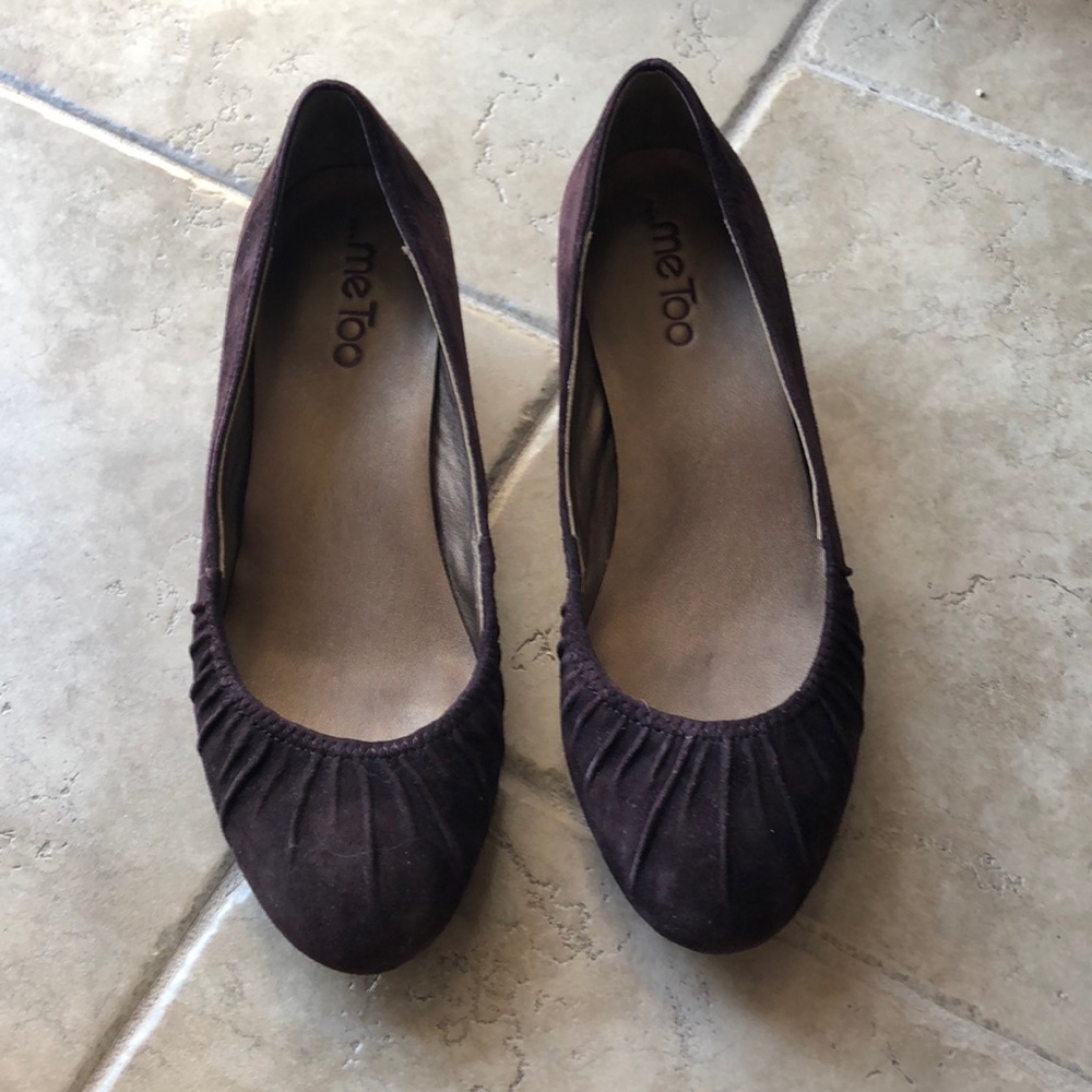Me Too Suede Wedges